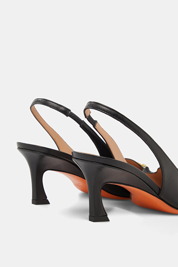 BLACK LEATHER SHOE 7
