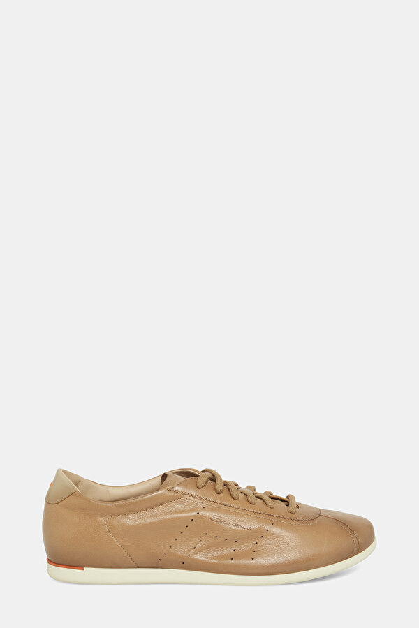 CAMEL LEATHER SHOE