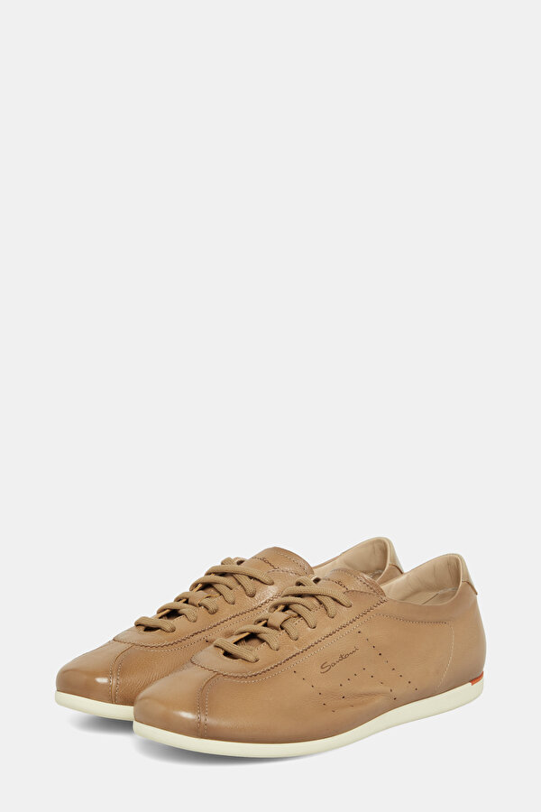 CAMEL LEATHER SHOE 2