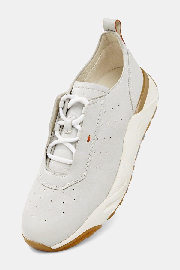 LIGHT BLUE LEATHER SHOE 6