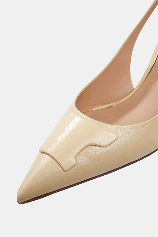 ECRU LEATHER SHOE 6