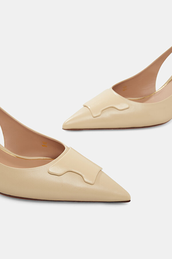 ECRU LEATHER SHOE 7