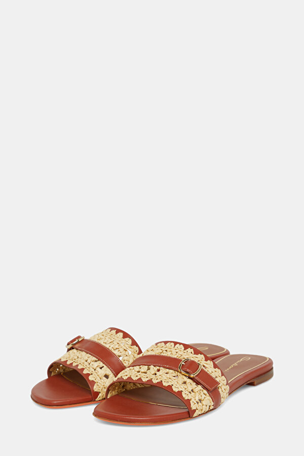 NATURAL LEATHER SLIPPER 2