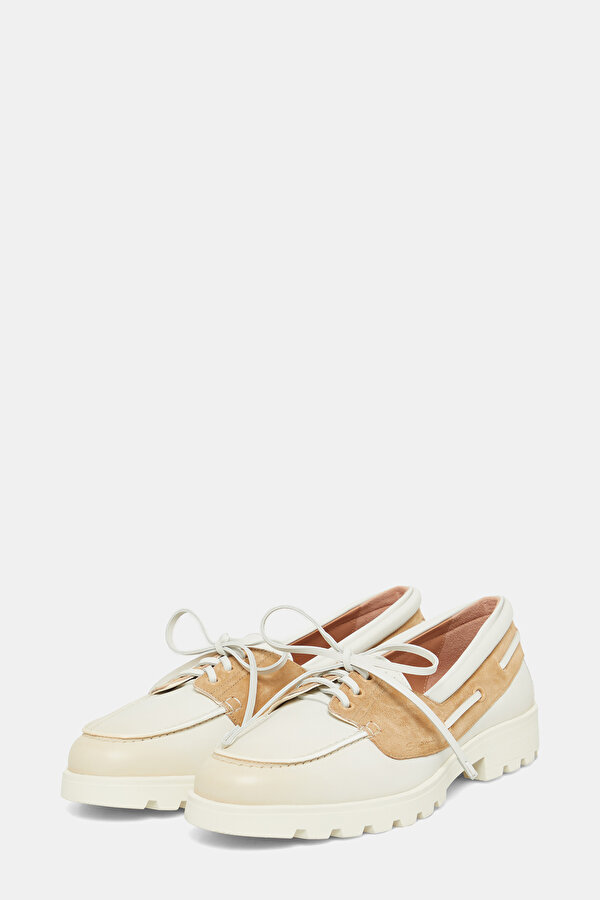 BEIGE LEATHER SHOE 2