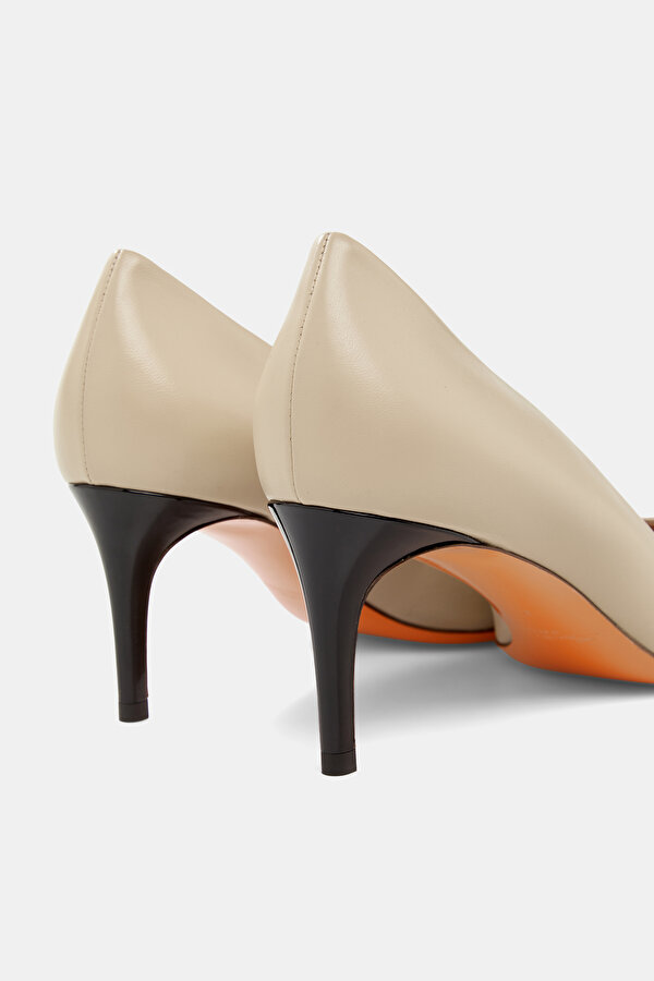 BLACK LEATHER SHOE 6