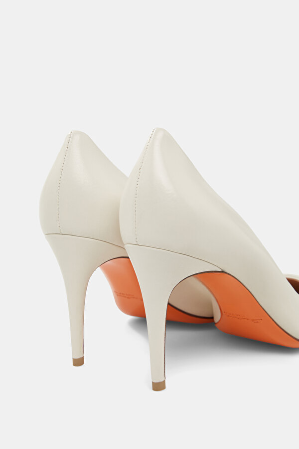 WHITE LEATHER SHOE 7