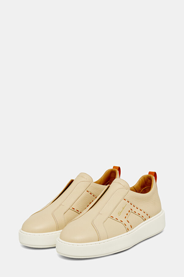 BEJ DERİ SNEAKER 2