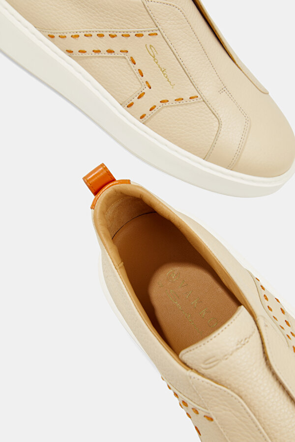 BEJ DERİ SNEAKER 7