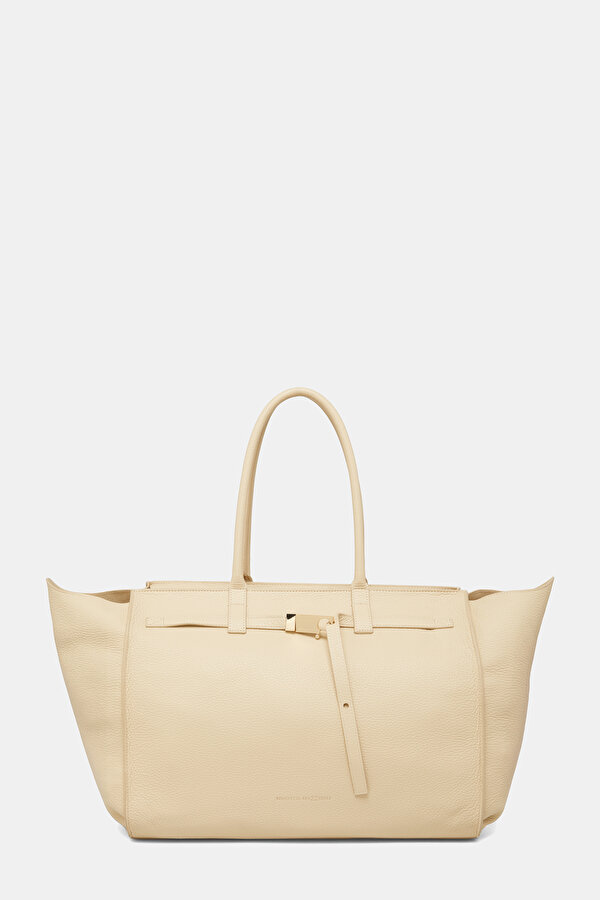 ECRU LEATHER BAG