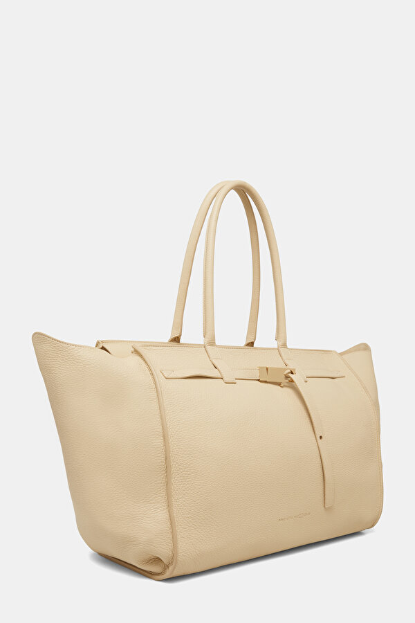 ECRU LEATHER BAG 2