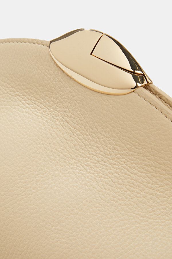 ECRU LEATHER BAG 6