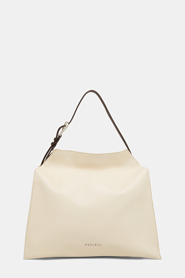 ECRU LEATHER BAG