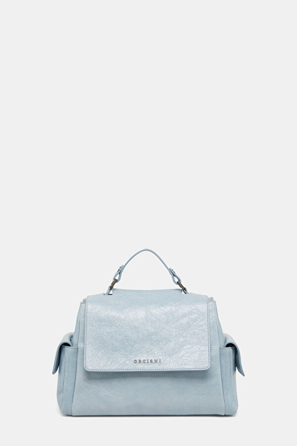 BLUE LEATHER BAG