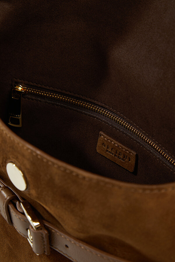 BROWN LEATHER BAG 7