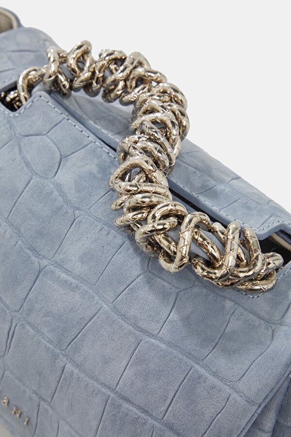 BLUE LEATHER BAG 6