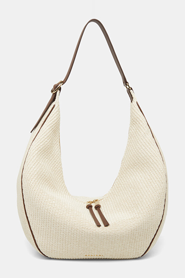 ECRU LEATHER BAG