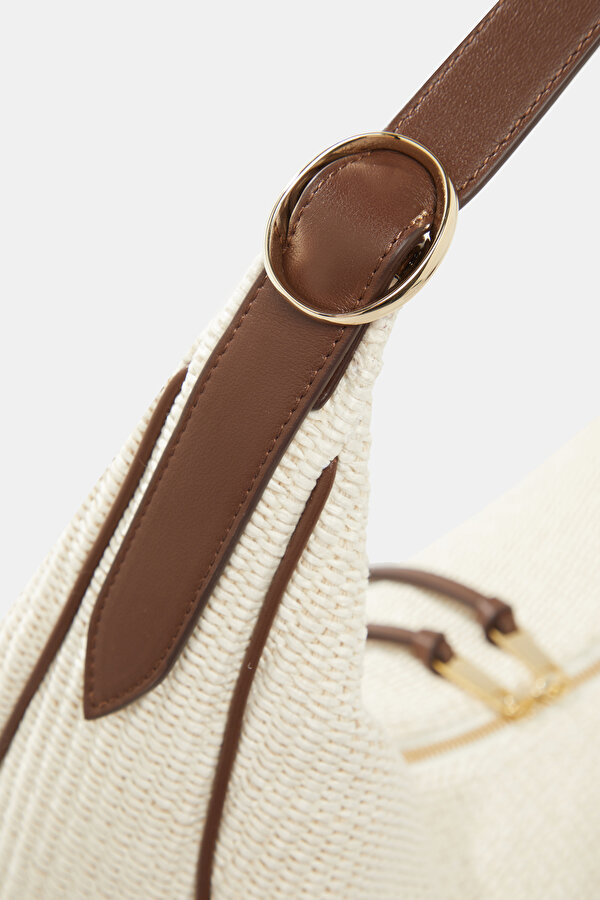 ECRU LEATHER BAG 6