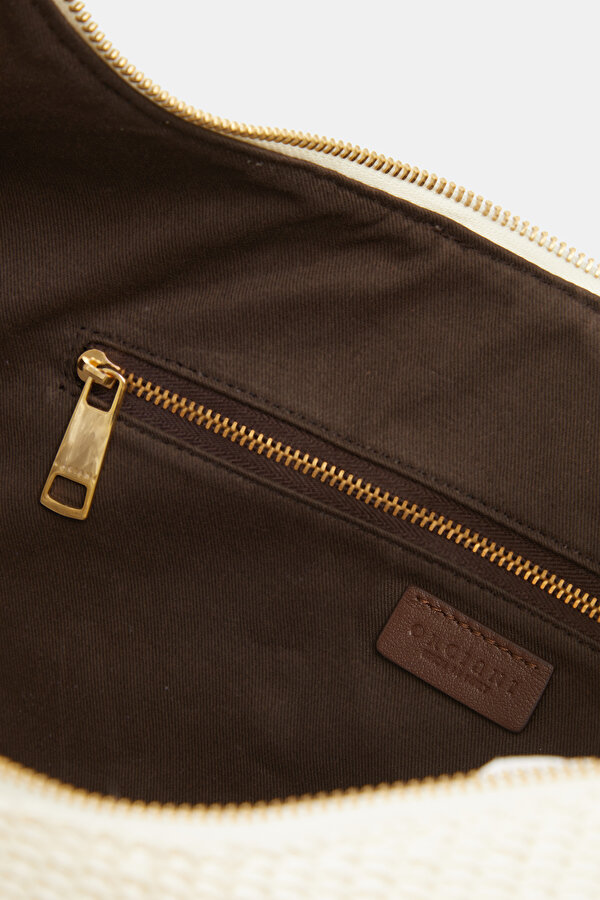 ECRU LEATHER BAG 7