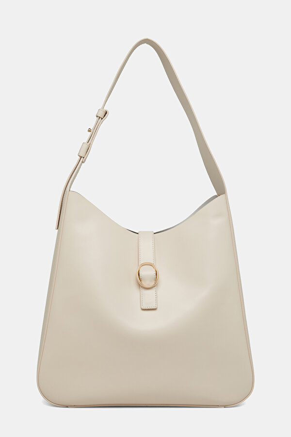ECRU LEATHER BAG
