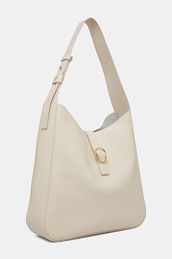 ECRU LEATHER BAG 2