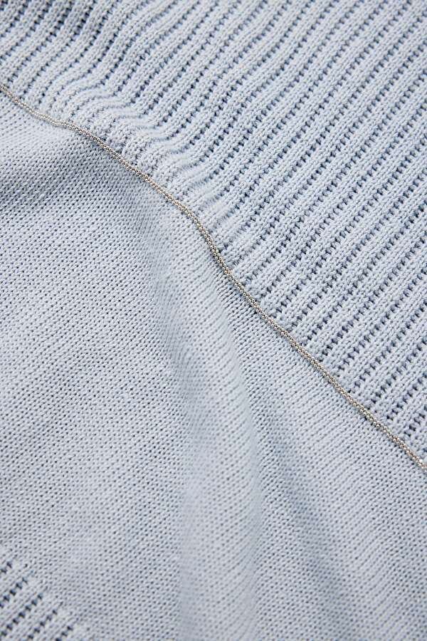 BLUE BASIC / ROUND NECKLINE TRICOT 11