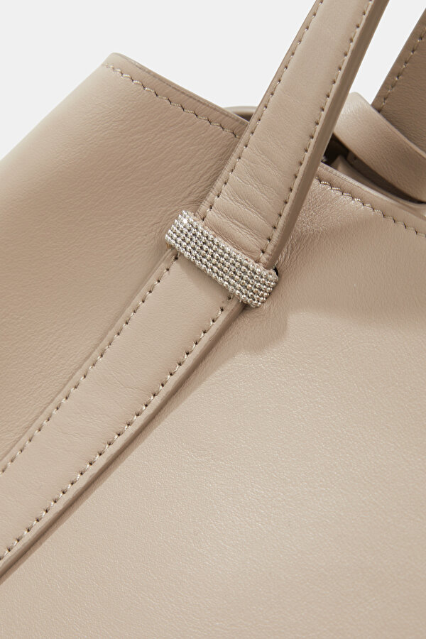 SILVER LEATHER BAG 6