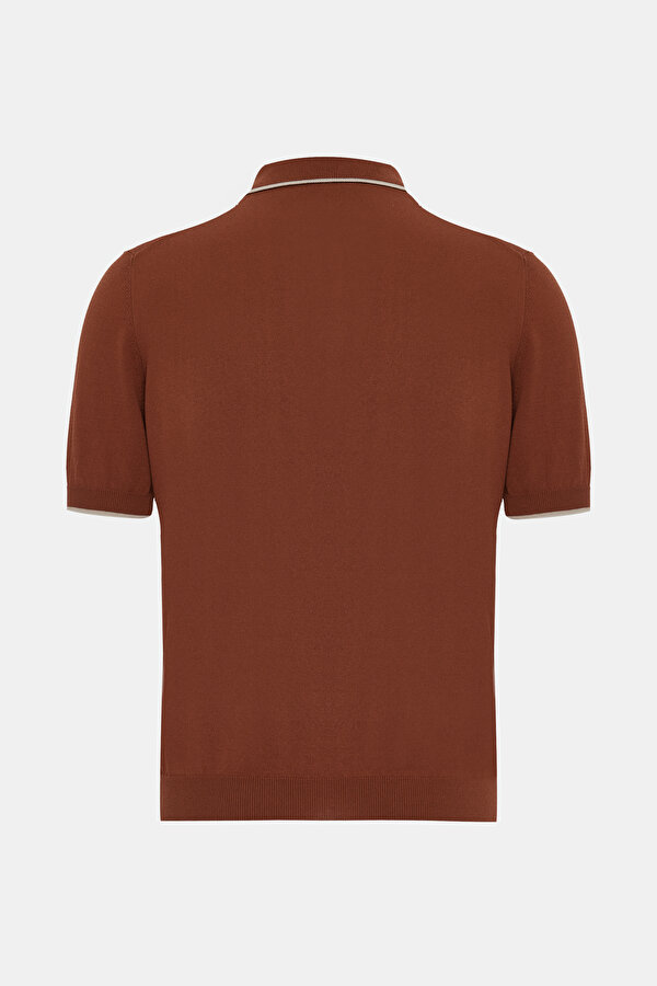 BRICK POLO NECK SHORT SLEEVE TSHIRT 6