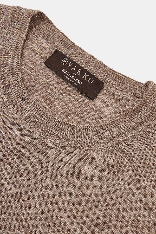 BEIGE BICYCLE COLLAR SHORT SLEEVE TSHIRT 7