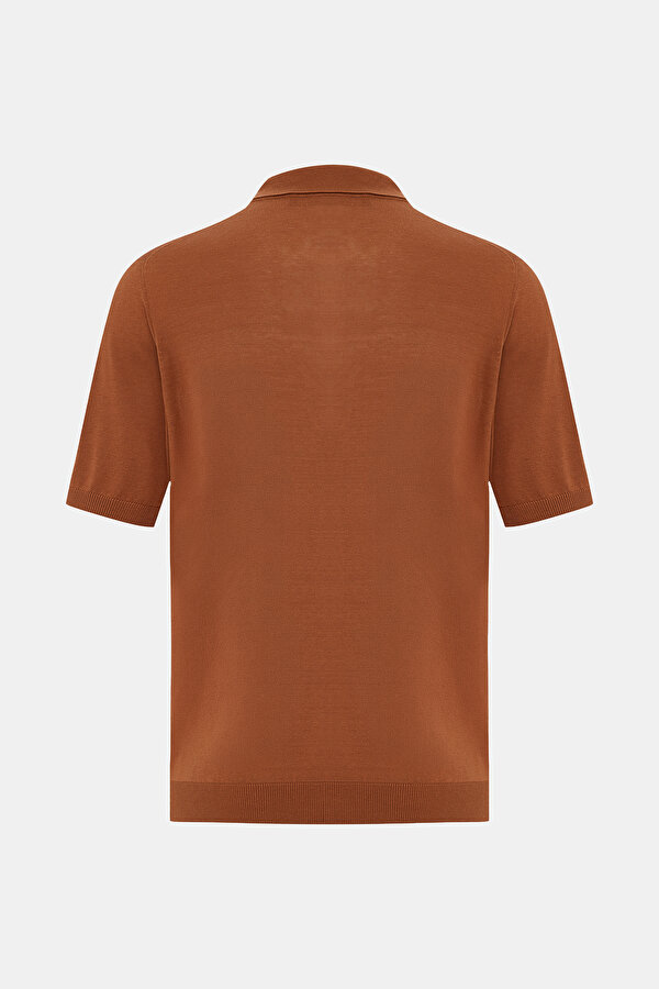 ORANGE POLO NECK SHORT SLEEVE TSHIRT 6