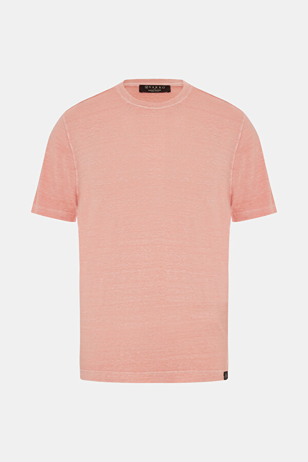 LIGHT PINK BICYCLE COLLAR SHORT SLEEVE TSHIRT 6