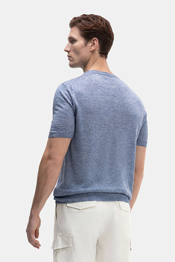 BLUE BICYCLE COLLAR SHORT SLEEVE TSHIRT 2