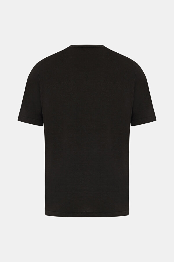 DARK BROWN BICYCLE COLLAR SHORT SLEEVE TSHIRT 2