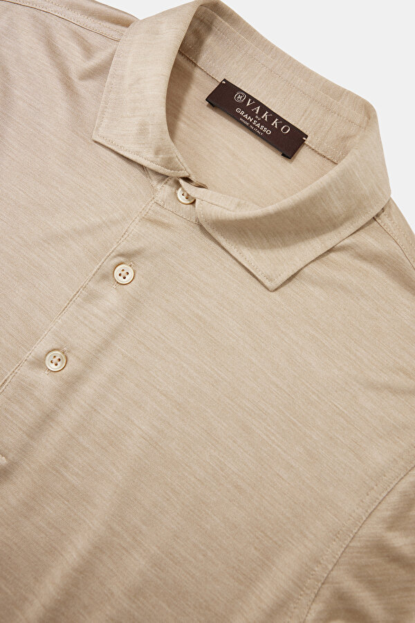 POLO YAKALI KISA KOL İPEK TSHIRT 7