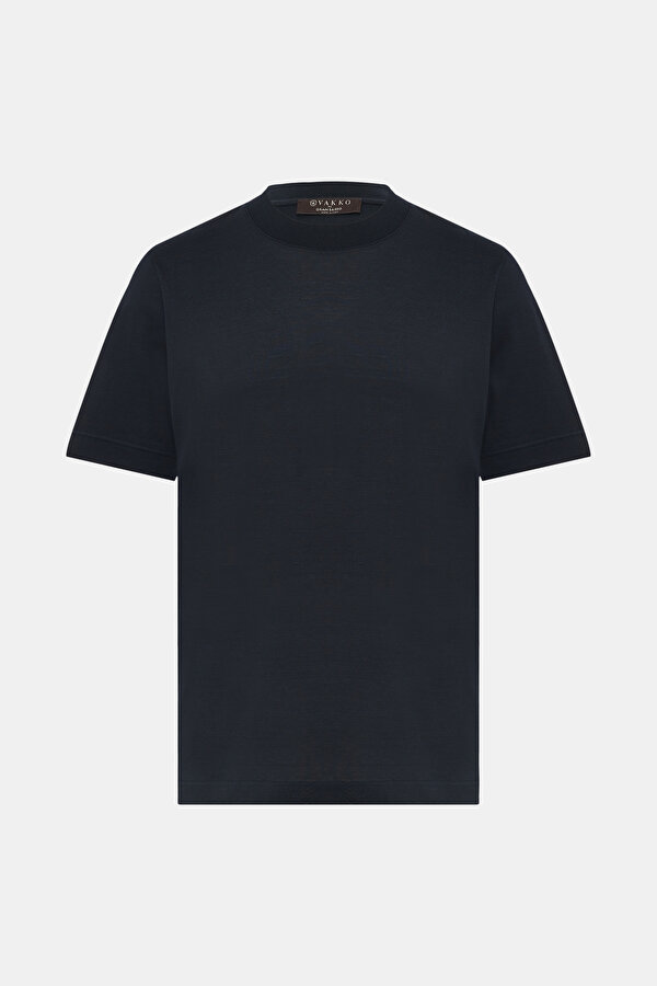 BİSİKLET YAKALI KISA KOL KOTON-İPEK TSHIRT 6