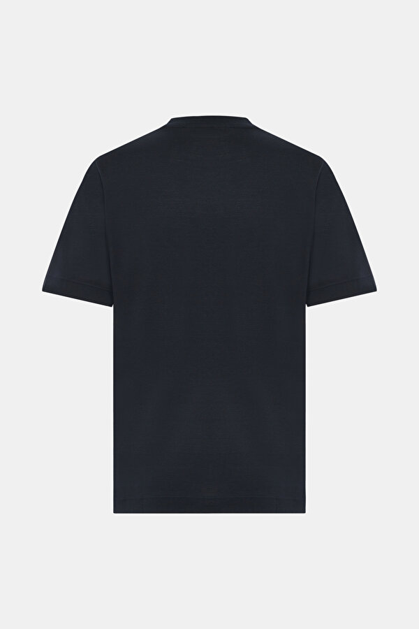 BİSİKLET YAKALI KISA KOL KOTON-İPEK TSHIRT 7