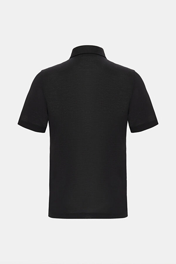 POLO YAKALI KISA KOL İPEK T.SHIRT 2