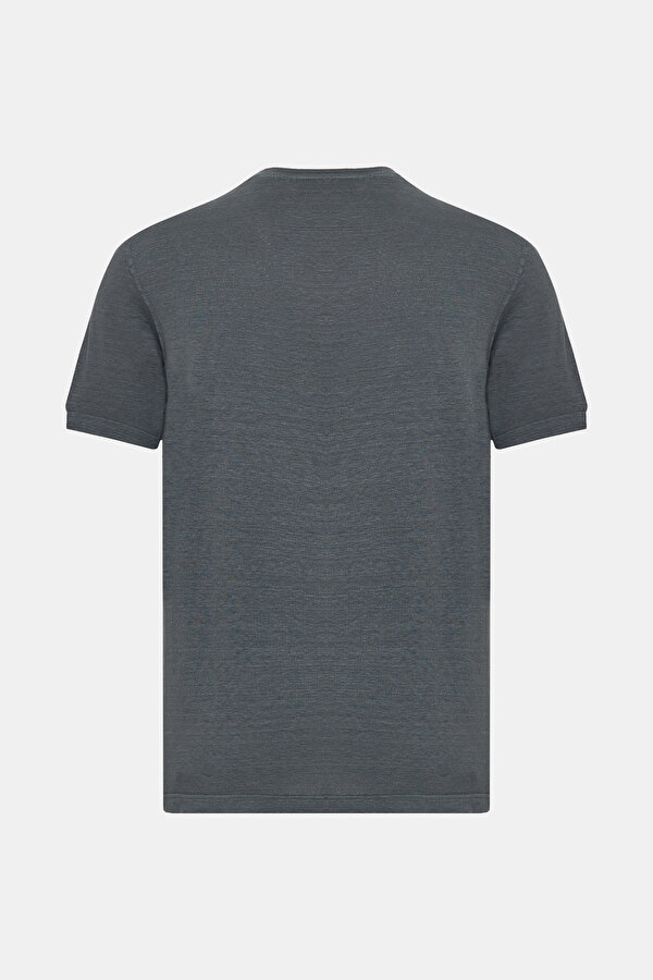 GREY BICYCLE COLLAR SHORT SLEEVE TSHIRT 2