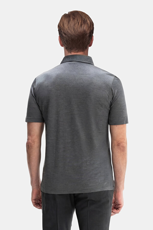 POLO YAKALI KISA KOL İPEK  T-SHIRT 2