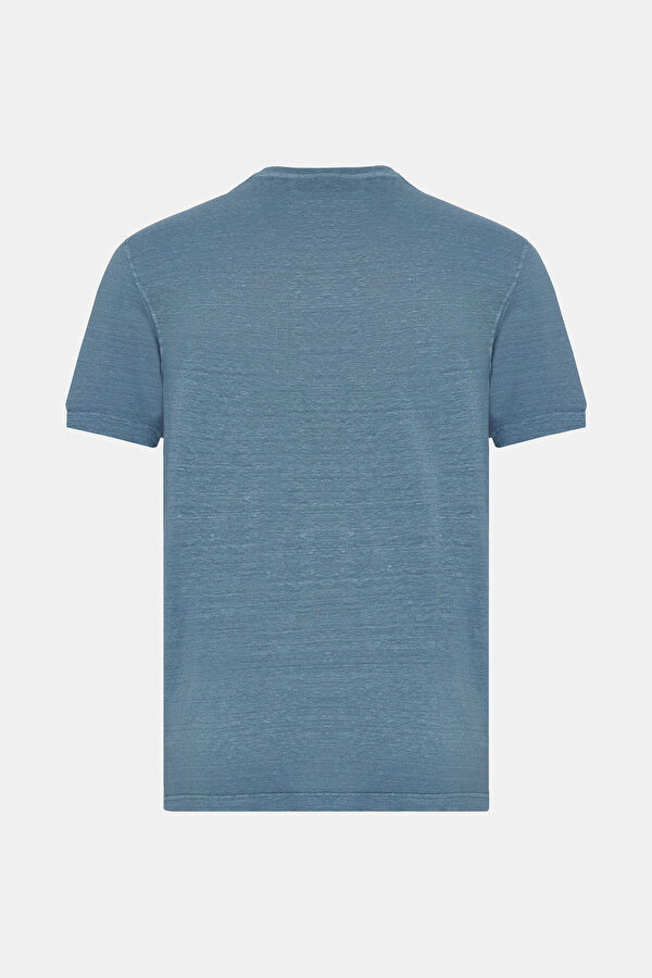 DARK BLUE BICYCLE COLLAR SHORT SLEEVE TSHIRT 7