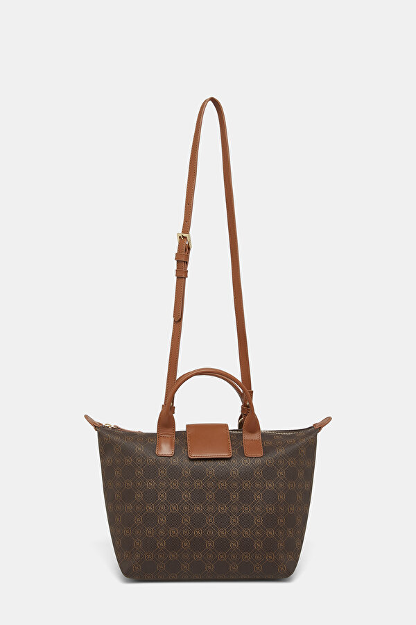 TAN MONOGRAM BAG 2