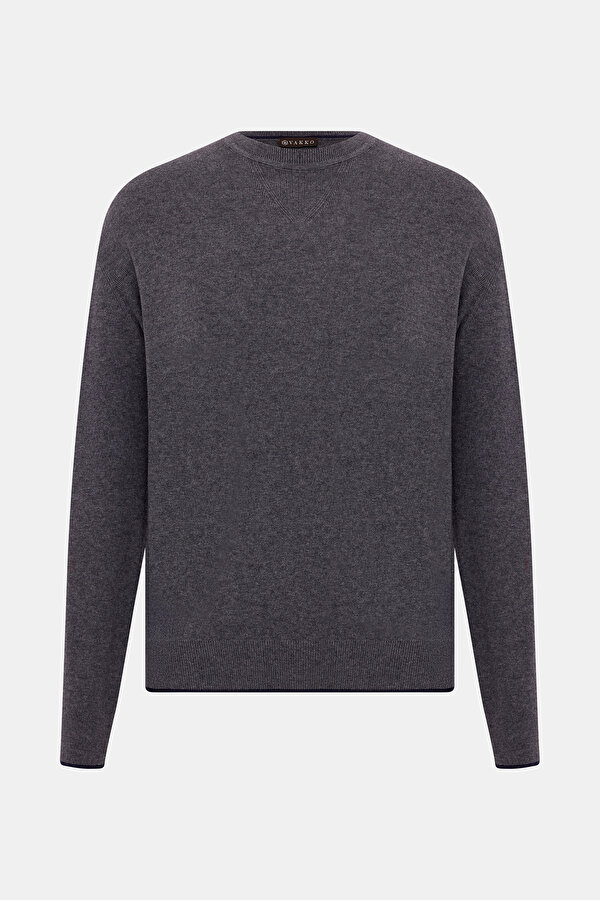 SMOKED BASIC / ROUND NECKLINE TRICOT