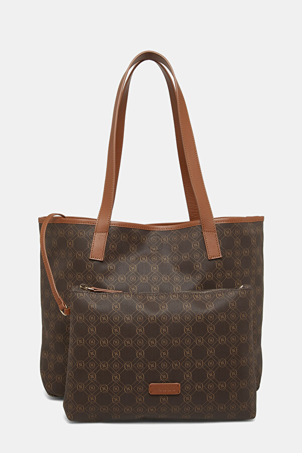 TAN MONOGRAM BAG 2