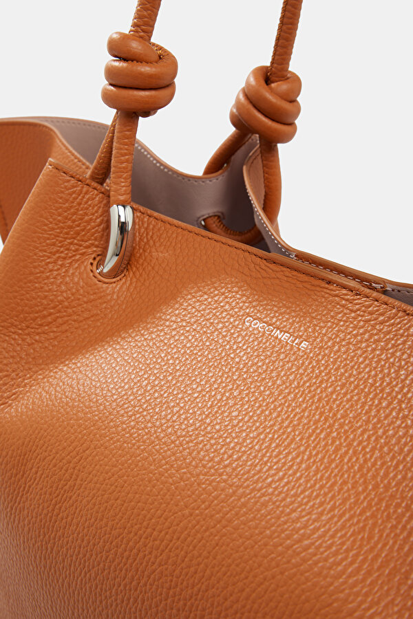 ORANGE LEATHER BAG 6