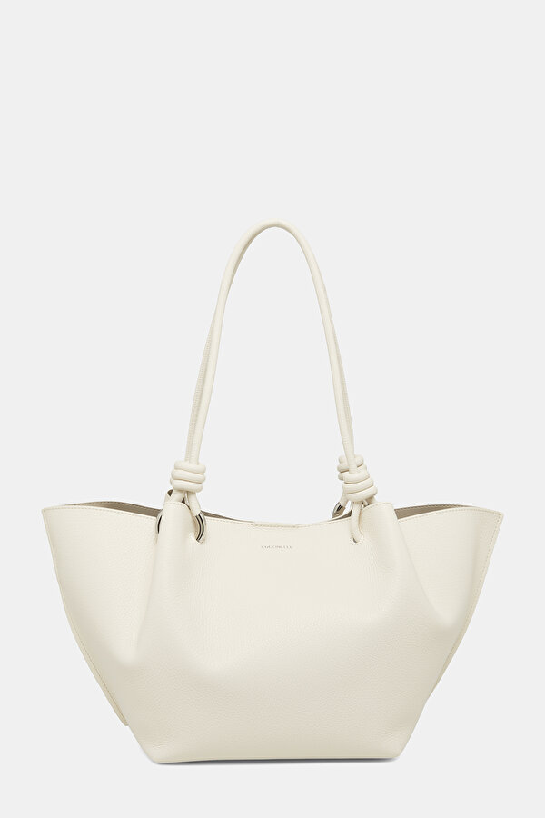ECRU LEATHER BAG