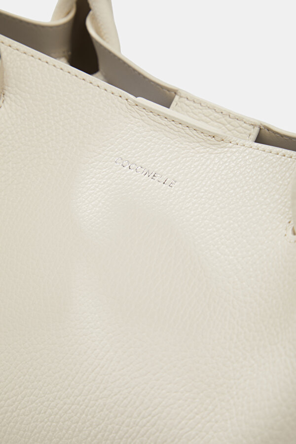 ECRU LEATHER BAG 6