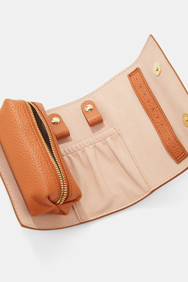 ORANGE LEATHER BAG 6