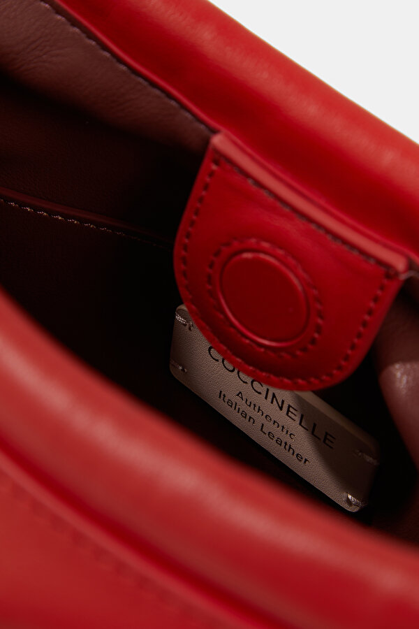 RED LEATHER BAG 7