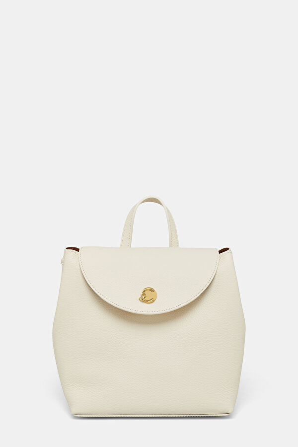 ECRU LEATHER BAG