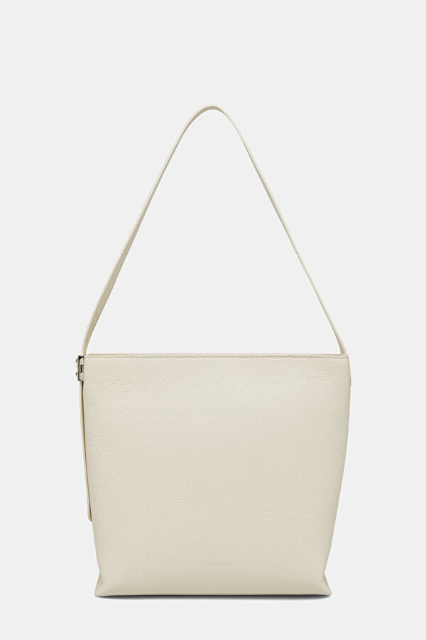 ECRU LEATHER BAG