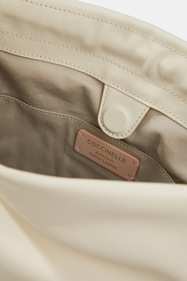 ECRU LEATHER BAG 7